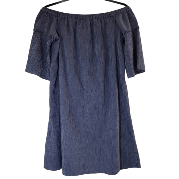 Madewell Off the Shoulder Bell Sleeve Dress - Picture 5 of 13